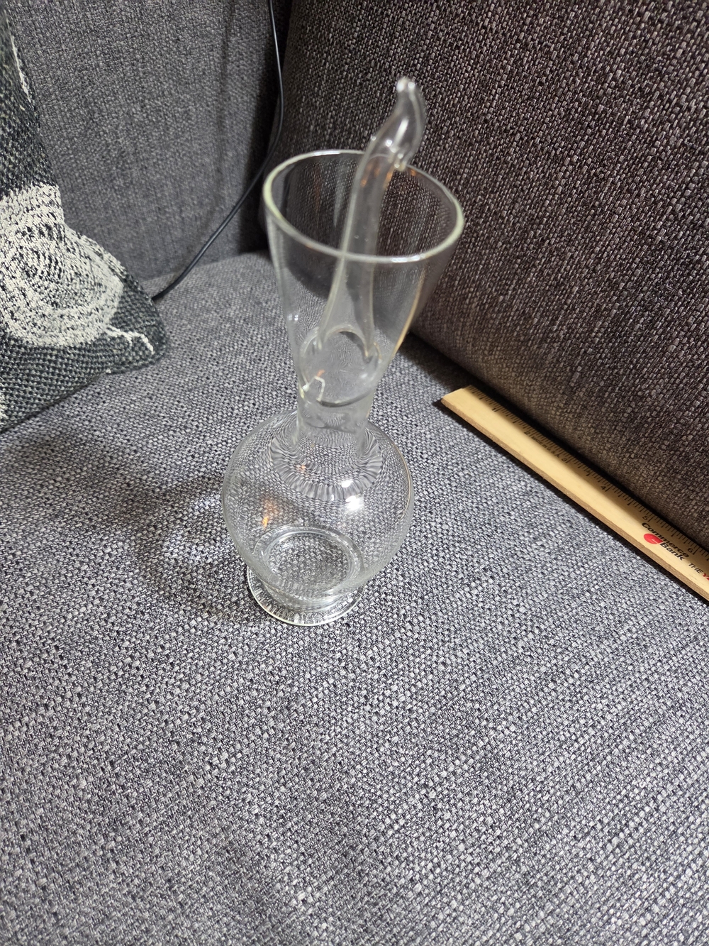 Vintage Signed Finnish Design Glass Cruet 50-70's